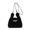 Bolso de Peluche para Mujer 2026 Nuevo Bolso de Mano de Alta Gama Bolso de Hombro Bolso de Hombro Único de Nicho Casual para Viajes Diarios