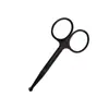 Tijeras para Pelo de Nariz Cabeza Redonda Recortadora de Pelo de Nariz para Hombres Acero Inoxidable Manual Recorte de Pelo de Nariz Portátil Tijeras para Recortar Barba Cejas