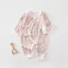 Conjunto de otoño para bebé recién nacido, ropa esencial para el bolso del hospital de maternidad, mameluco de algodón puro grado A de otoño