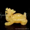 Adornos de Tortuga Dragón de Jade Amarillo, Venta al por Mayor del Fabricante, Decoración de Oficina y Hogar, Artesanías de Regalo, Adornos de Jade