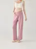 Pantalones de dormir de maternidad, pantalones para casa, pantalones de soporte para la barriga en casa, pantalones anchos de modal para primavera/verano, talla grande, no aprietan la barriga, pantalones largos para el embarazo