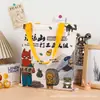 Capibala Bolsa de Lona Portátil Bolsa de Regalo Bolsa de Algodón Gran Capacidad Bolsa de Compras Bolsa de Algodón Bolsa de Lona Al por Mayor