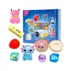 Novo produto transfronteiriço: Conjunto de 8 peças de brinquedos de apertar, série de caixas macias misteriosas, caixa surpresa de brinquedo para alívio do estresse