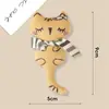 Nuevos Broches de Dibujos Animados Hechos a Mano, Muñecos de Tela Colgantes con Formas de Pájaro, Gato y Otras, Lindos, Estilo Coreano, Al Por Mayor, En Stock