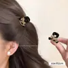Pinza para el pelo de lazo con flequillo estilo princesa, nuevo y exquisito pinza de garra pequeña con diamantes de imitación 2026, pinza pequeña para el lateral del cabello