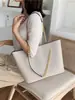 Bolso de Gran Capacidad para Mujer 2025 Nuevo Estilo Europeo y Americano Bolso Tote con Cadena Moda de Verano Bolso de Mano Versátil Bolso de Hombro