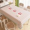 Mantel Rectangular de Tela Lindo y de Alta Gama, Impermeable y a Prueba de Aceite, Mantel para Mesa de Café Estilo Ins, Nuevo Modelo 2025