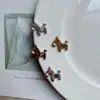 Pony de Dibujos Animados con Cola de Corazón Dorada y Plateada Accesorios DIY Pinzas para el Cabello Adornos para el Cabello Decoración de Fundas para Teléfono Materiales y Accesorios al por Mayor