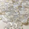 Colgante de Calcedonia Natural con Gelatina de Lichi, Alto Hielo, Nube Propicia, Colgante de Jade Ruyi, Ágata Fluorescente Tipo Hielo, Colgante de Candado Ruyi Hueco