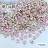 Joyería para Uñas con Forma de Corazón de 6 mm Punta de Diamante Super Brillante Forma Especial Diamante para Uñas Material para Uñas Portátil Joyería de Cristal Al por Mayor