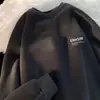 Sudadera con cuello redondo estilo Hong Kong para hombre Nueva marca de tendencia Ins 2024 Otoño e Invierno Chaqueta de forro polar casual suelta de alta calle para hombre