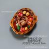 Ímãs de Geladeira de Resina Temáticos de Hot Pot de Sichuan e Chongqing, Vários Estilos, Ímãs 3D de Panela Yin-Yang e Panela de Nove Compartimentos, Decoração de Casa Atacado