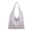 Bolsa de Axila Estilo Fresco e Suave com Design Listrado, Bolsa Tote para Meninas e Estudantes, Bolsa de Ombro para Uso Diário, Deslocamento e Compras para Mulheres