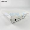 A-083B Tampa superior de plástico 233 * 233 * 54MM Alumínio fundido à prova d'água Amplificador Shell AP Mesh Bridge Shell