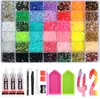 Atacado best-seller transfronteiriço 48 cores 60 cores strass de fundo plano 15 grades 40 grades conjunto de strass de resina strass AB acessórios de decoração para nail art