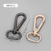Fabricantes de fuentes, venta al por mayor, accesorios de hardware para equipaje, aleación de zinc de alta calidad, hebilla de placa n.° 9, especificaciones de gancho, estilo completo