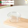 Tazón de Polvo de Hielo de Taro con Barro Caja Tazón Desechable Hielo Yogur Fruta Pesca Gelatina Transparente Bolas Comerciales Vaso de Embalaje Especial para Llevar