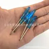 Chave de Fenda Mini 2.0 em Forma de Cruz 65mm Azul Cristal Transparente Chave de Fenda 3.0 Brinquedo Chave de Fenda de Entrega