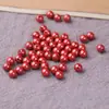 Cuentas Sueltas de Cinabrio Rojo de Alto Contenido Arena Púrpura Dorada Cuentas Redondas Accesorios para Pulseras y Collares DIY Materiales para Tejer Cuentas Venta al por Mayor