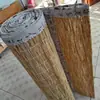 Borde de cortina de caña ribeteado cortina de hierba retro cortina parasol cortina de bambú Zen mampara de sala de té persiana enrollable de balcón decoración de pared de casa de huéspedes