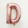 Globos de Letras de 32 pulgadas en Dorado, Plateado, Oro Rosa, Alfabeto Inglés A-Z Globo de Papel de Aluminio Decoración, Venta al por Mayor de Globos Transfronteriza