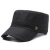 Gorra plana de primavera para hombre, nueva, gorra con visera para personas de mediana edad y mayores, sencilla, combinable con todo, para exteriores, casual, a prueba de sol, sombrero a prueba de sol