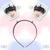 Diadema Estéreo de Primavera de Wang Junxi Diadema Pasador de Pelo Alrededores de Concierto