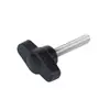 Parafuso de aço inoxidável 304 com cabeça chata e alça de plástico, parafuso de cabeça plástica em forma de T, parafuso de cabeça plástica em forma de Z de aperto manual M4