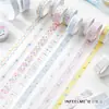 Fita Washi Glitterada Série Galáxia Salgada Infeel.Me Estilo Ins Coreano Fita Decorativa para Diário Básica