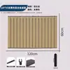 Mesa Plegable Portátil para Camping al Aire Libre con Tablero de Madera con Textura de Aleación de Aluminio, Mesa Plegable Ligera Tipo Rollo de Huevo