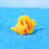 Nuevos adornos de micropaisaje de animales marinos, pulpo, pez tropical, pez ángel, cocotero, accesorios de resina DIY