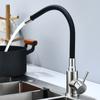 Grifo de Fregadero de Cocina Transfronterizo Frío y Caliente Fregadero de Acero Inoxidable 304 Grifo Universal Giratorio Fábrica