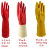 Luvas de Lavar Louça, Estendidas e Aveludadas, Luvas de Borracha Domésticas, Luvas de Tendão para Cozinha, Luvas Impermeáveis de Látex para Lavanderia
