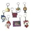 Chaveiro Fuyuan Personalizado de Borracha Macia em PVC Pingente de Chave Desenho Animado 2D Chaveiro Plástico de Anime Japonês