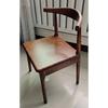 Silla de Comedor de Madera Maciza Escandinava Silla de Escritorio Minimalista Moderna para el Hogar Silla con Respaldo para Oficina y Sala de Conferencias Silla de Cuerno Personalizable para Restaurante
