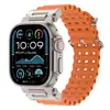 Adequado para Pulseiras de Apple Watch, Pulseiras de Relógio de Silicone S11, Pulseiras Esportivas de Silicone Ultra, Pulseiras Pioneer Ocean Mecha