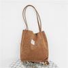 J10 Venta al por mayor Pana Coreana Cuatro Botones Bolso de Mujer Gran Capacidad Artístico Bolso de Hombro Bolso de Compras para Estudiantes Mujeres