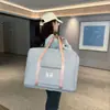 Bolsa de Ombro Dobrável de Aparência Sofisticada para Viagem, Bolsa de Armazenamento Feminina de Grande Capacidade, Bolsa Tote de Viagem, Bagagem para Estudantes, Bolsa de Fitness