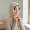 Gorra de Visera Cálida para Mujer de Invierno con Protección para los Oídos, Gorra de Béisbol Gruesa a Prueba de Viento, Gorro de Punto Versátil para Exteriores que Hace que la Cara Parezca Más Pequeña