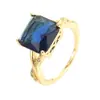 Anel Simples e Elegante Estilo Palácio com Zircônia Cravejada de Quatro Garras, Anel Feminino de Cobre Puro de Alta Qualidade e Grandioso, Joias para Revenda Atacadista Transfronteiriça