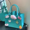 Bolso de Fieltro de Celebridad de Internet, Bolsa de Regalo de Alta Gama, Bolso Tote Pequeño de Fieltro de Dibujos Animados, Bolso de Mano Souvenir de Luna Llena