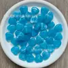 Acrílico Retrô 14x14mm Furo Reto Coração Contas Broche Colar Brincos Pulseira Acessórios para Joias DIY