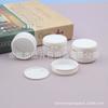 Crema Facial Bronceadora Bote de Muestra 18g Caja de Pomada Bote para Prueba Mascarilla Facial Bote de Cera para el Cabello Sub-bote de Crema