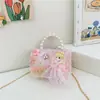 Bolso de Niña Estilo Nuevo 2024 Bolso de Hombro Cruzado Infantil Moderno Combinable Popular en Internet Bolso de Mano para Niña a la Moda