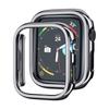 Para Apple watch10 Ultra PC Galvanizado Vazado Meia Bolsa Borda iwatch Capa de Relógio