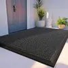 Tapete de Entrada de Porta de Seda Elástica, Carpete de Malha Elástica, Antiderrapante para Exterior, Uso Comercial e Doméstico, Antiderrapante e Resistente ao Desgaste