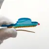 Nuevo Pasador de Pelo de Pájaro Lindo de Comercio Exterior Moda Bloques de Color Acetato Animal Pinza para el Cabello Divertida Versátil Pinza para Flequillo Lateral