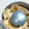 Bola de coco perolada moldável, de alto acabamento, feita à mão para alívio do estresse, brinquedo descompressor de vaselina