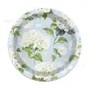 Bp005 Prato de Papel Hortênsia Louça para Festa de Feriado para 8 Pessoas Hortênsia Azul Prato de Papel Decorativo Descartável