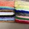 Tecido de pelo de coelho lavado, pano para almofada de cachecol caseiro, tecido para boneca de brinquedo encaracolado, tecido de pelúcia, pano de fundo decorativo